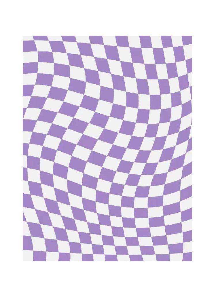 Retro Checkerboard Rug in 7 Colours