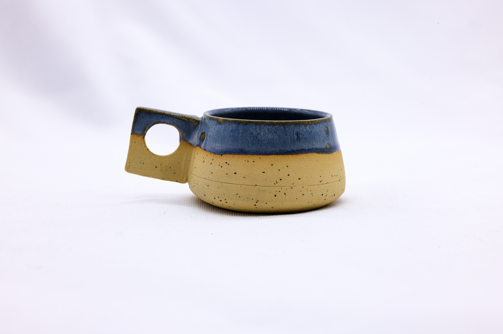 TerraBlu Formo Handmade Ceramic Coffee Mug in Purple