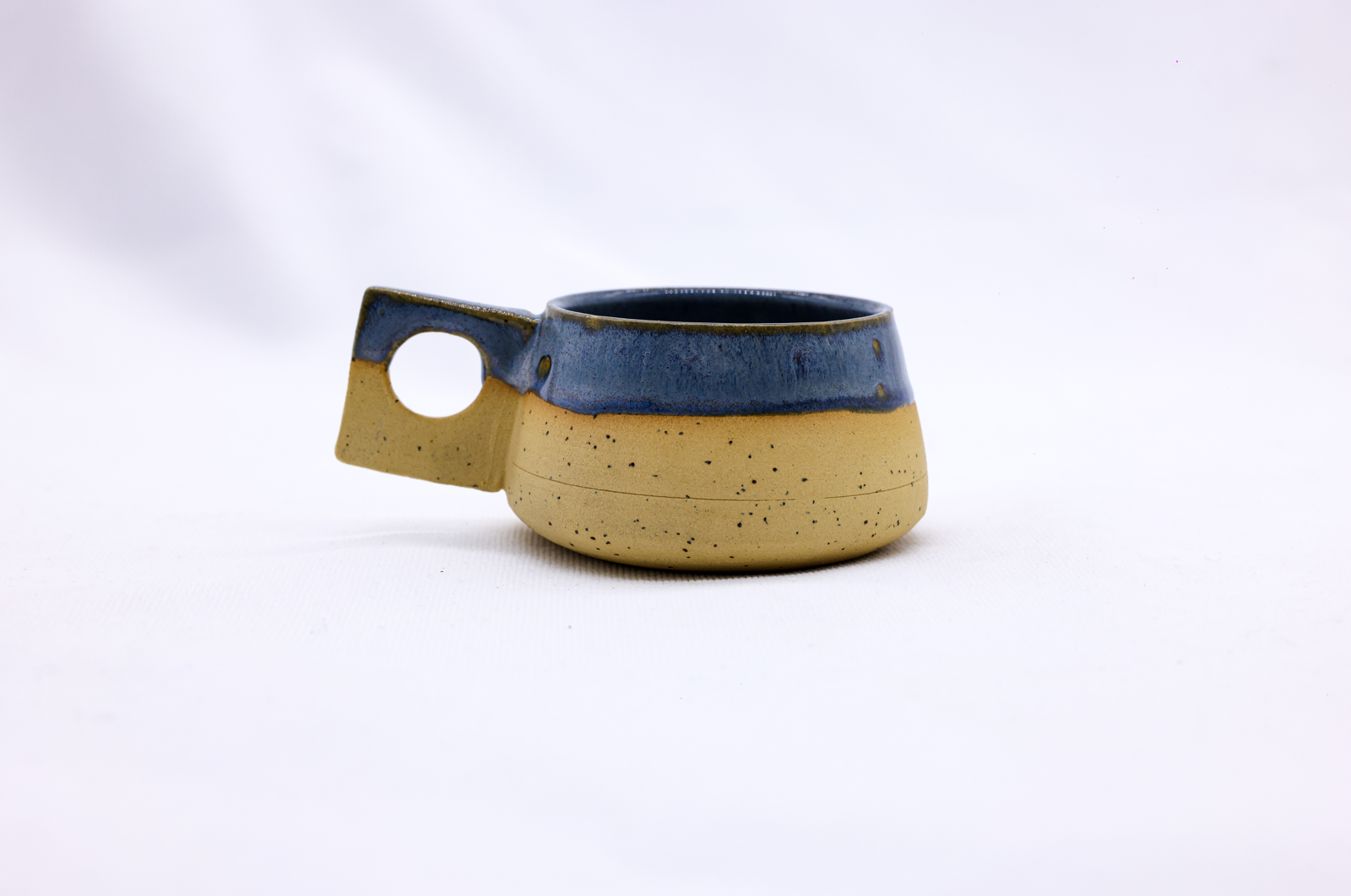 TerraBlu Formo Handmade Ceramic Coffee Mug in Purple