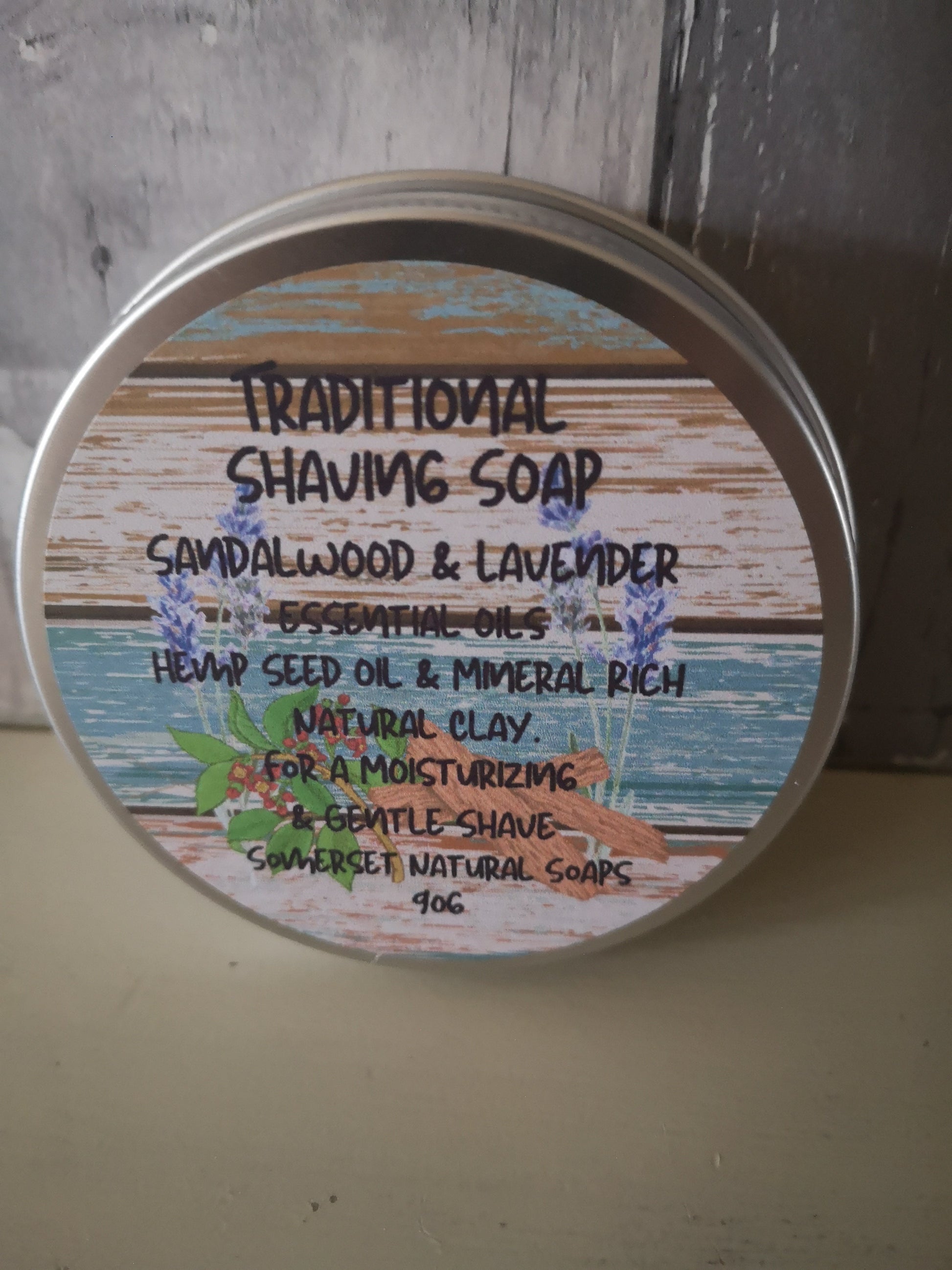 Sandalwood and Lavender Shaving Soap