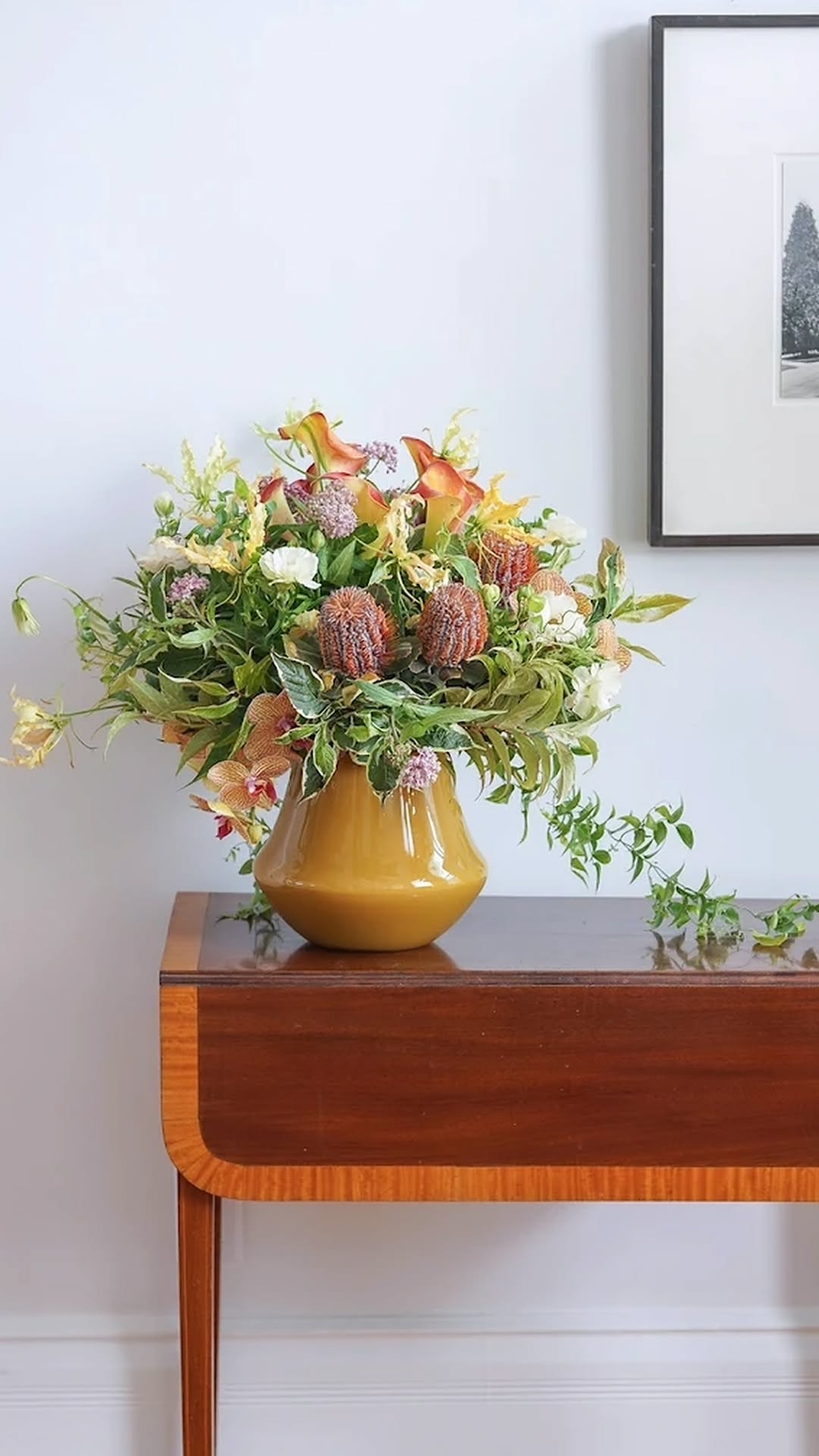 Orchid Pot Marco in Taupe Brown