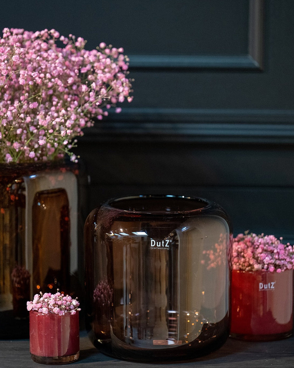 Mazurka Vase in Burgundy