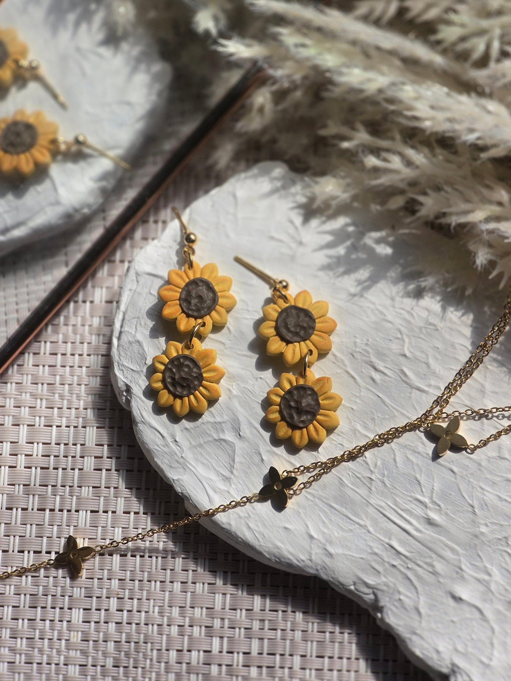 Sunflower Dangles Earrings