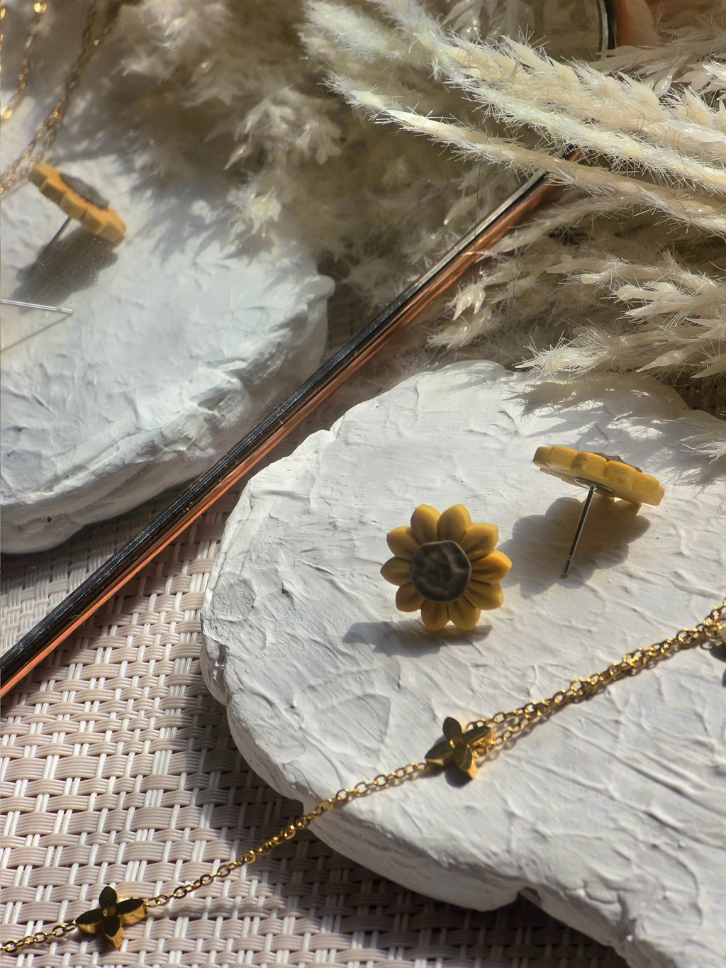 Sunflower Stud Earrings