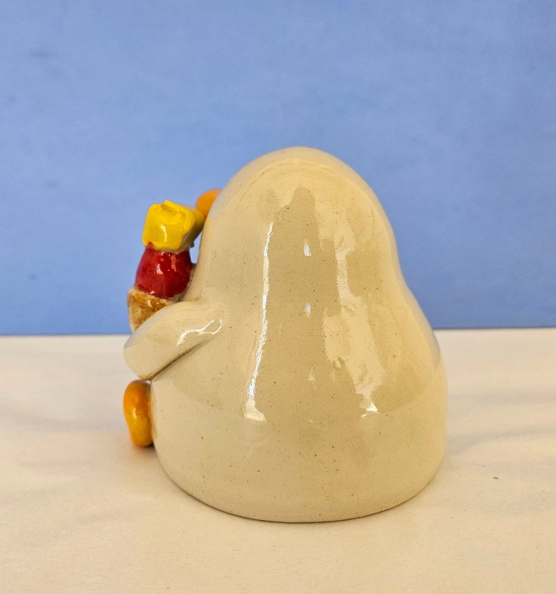 Joan with the Cone Ice Cream Duck Ceramic Ornament