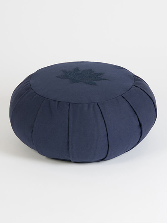 Organic Cotton Round Lotus Zafu Buckwheat Meditation Cushion