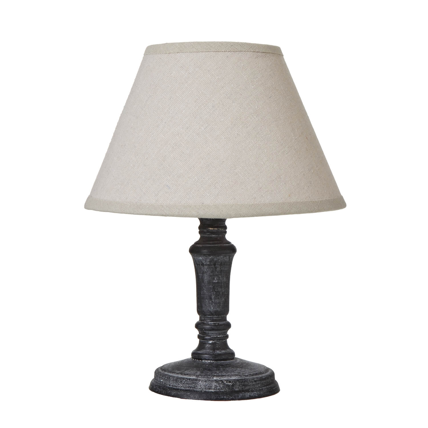 Column Table Lamp with Linen Shade