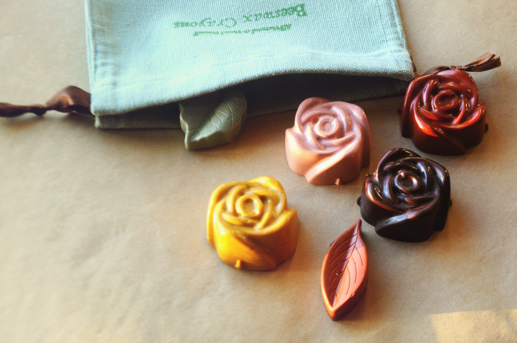 Natural Jumbo Rose Beeswax Crayons Set of 6