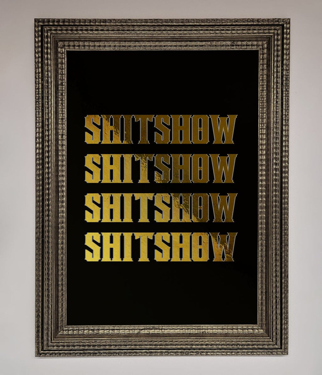 Rude Quote Foil Print