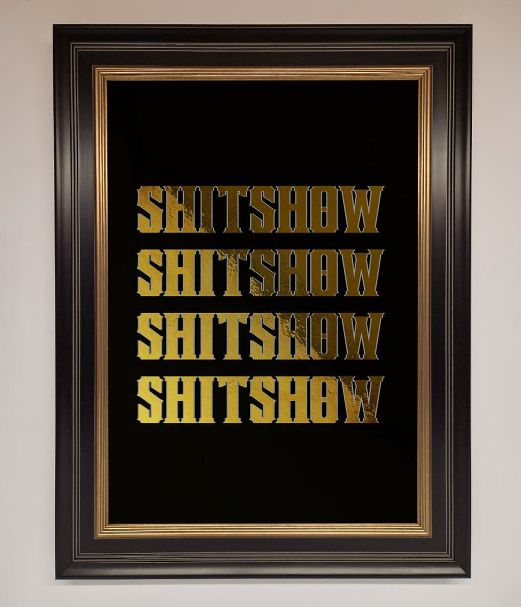 Rude Quote Foil Print