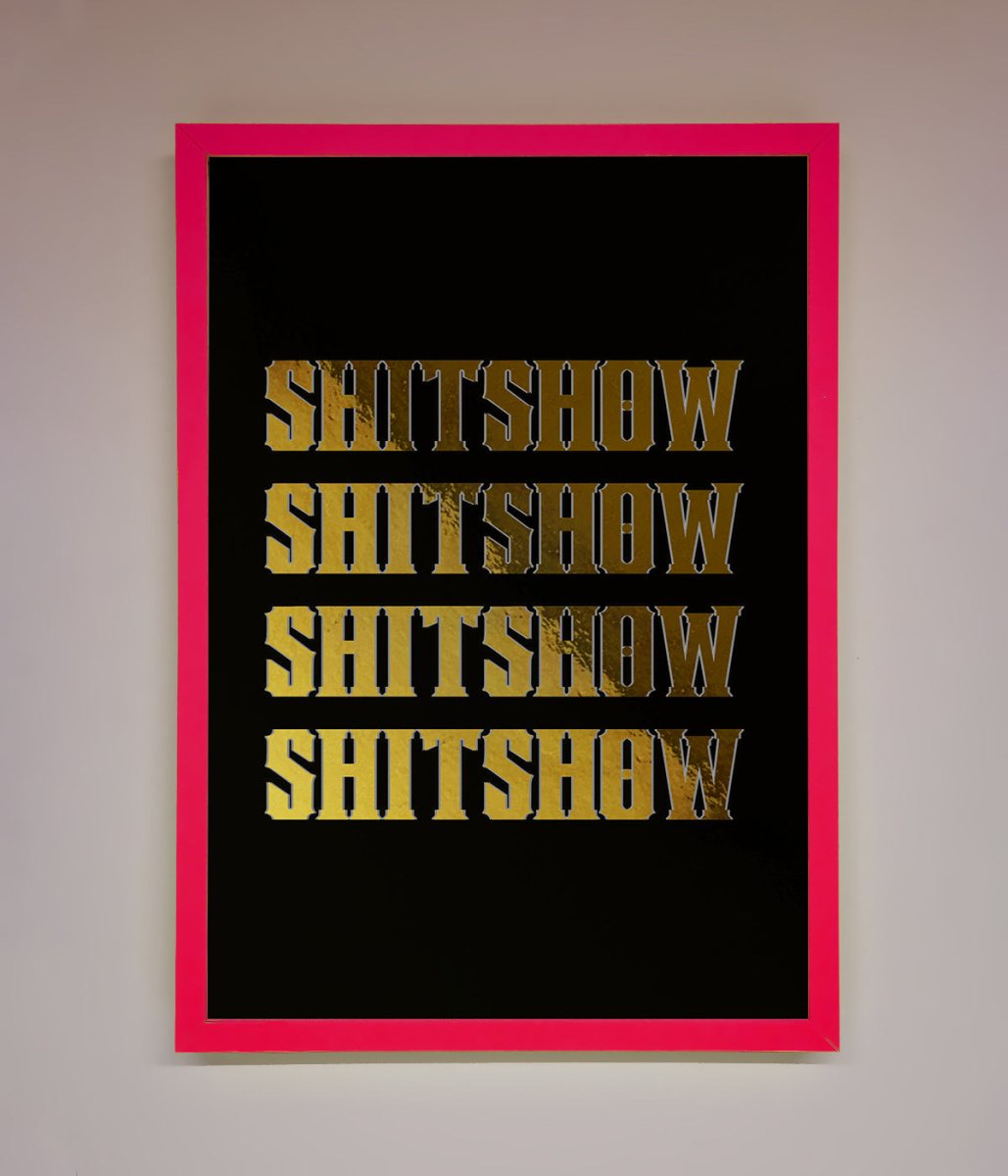 Rude Quote Foil Print