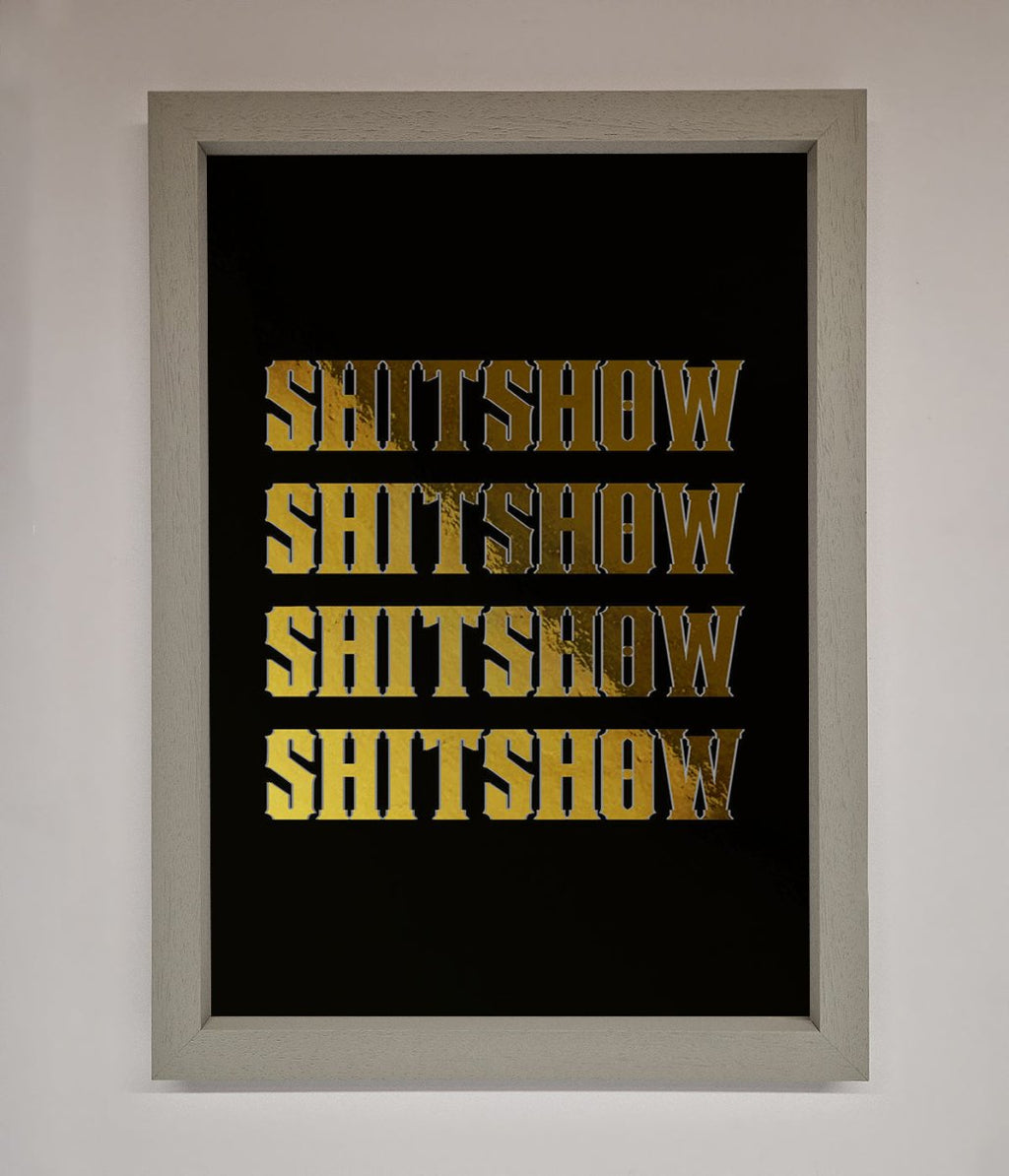 Rude Quote Foil Print