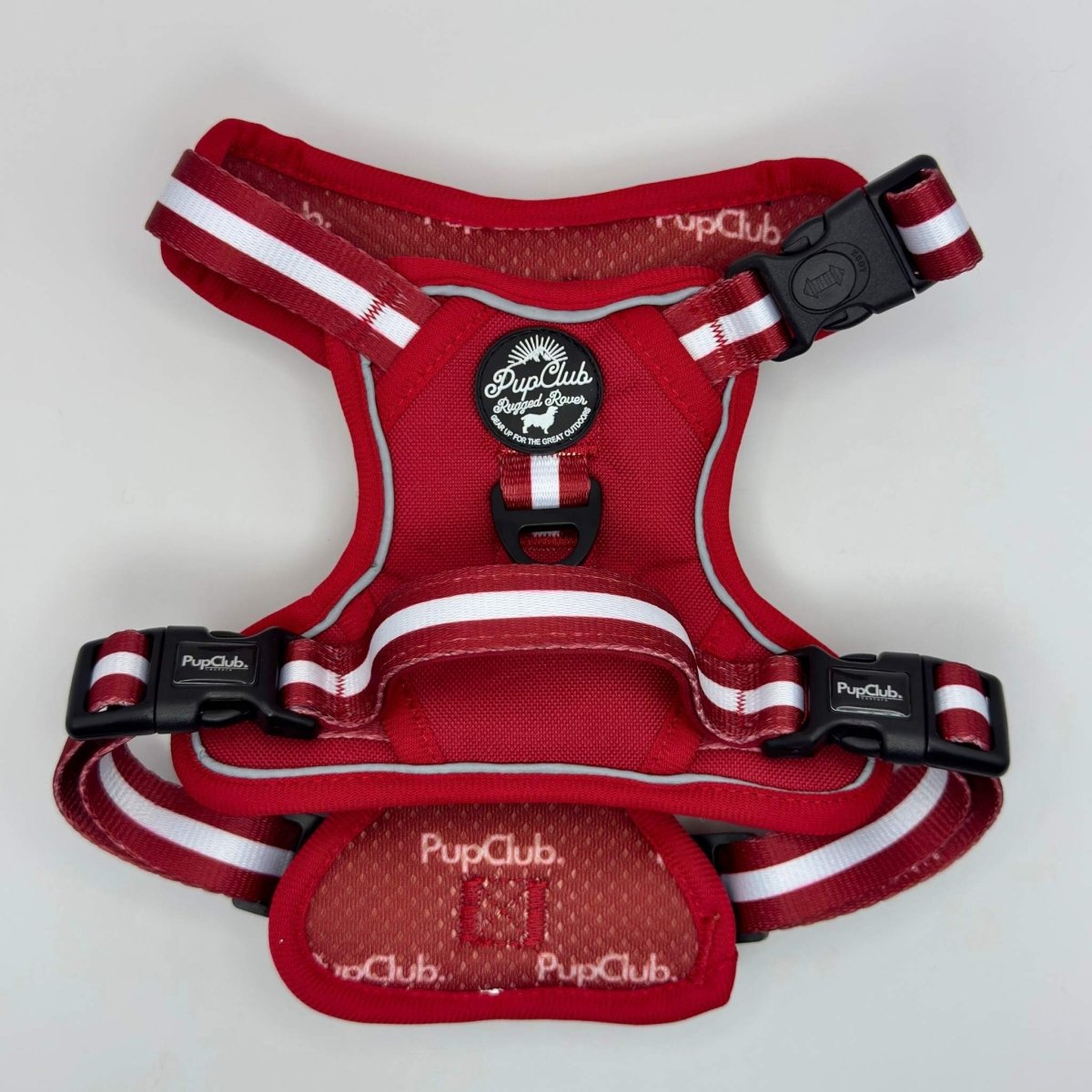 Berry Red Rugged Rover Dog Harness No Pull