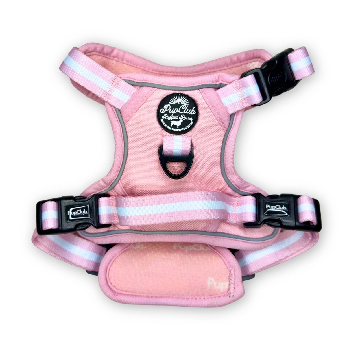 Pastel Pink No Pull Dog Harness with Front and Back Control