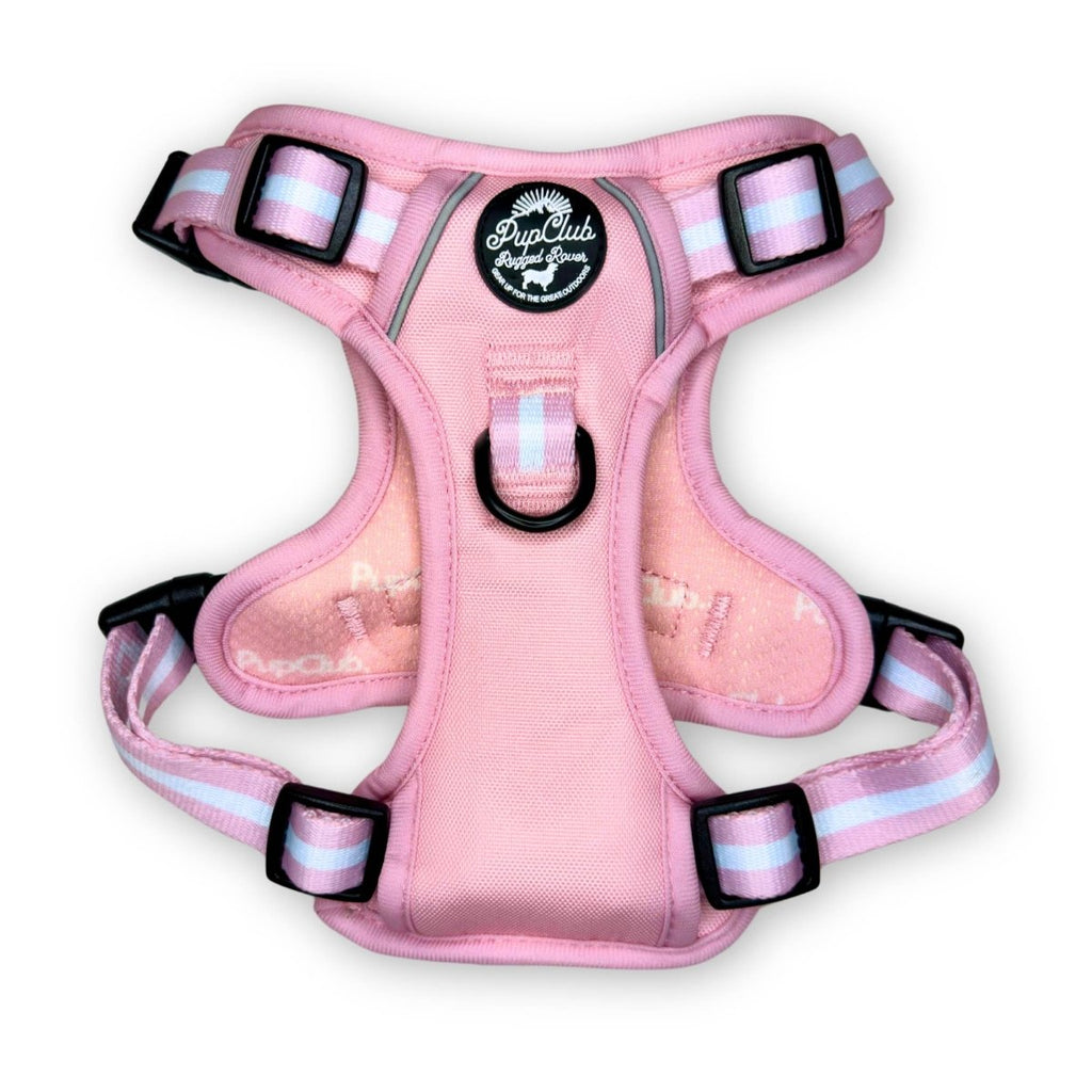 Pastel Pink No Pull Dog Harness with Front and Back Control