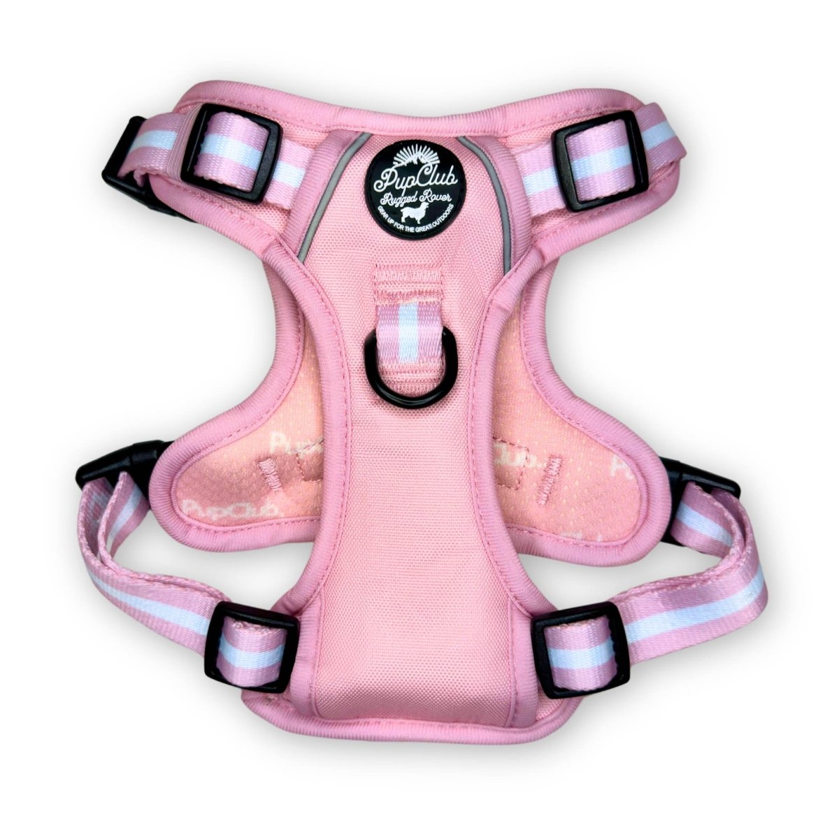 Pastel Pink No Pull Dog Harness with Front and Back Control