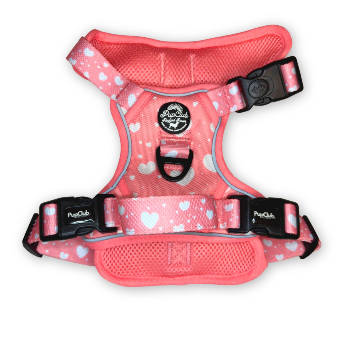 Rugged Rover Harness Peachy Hearts