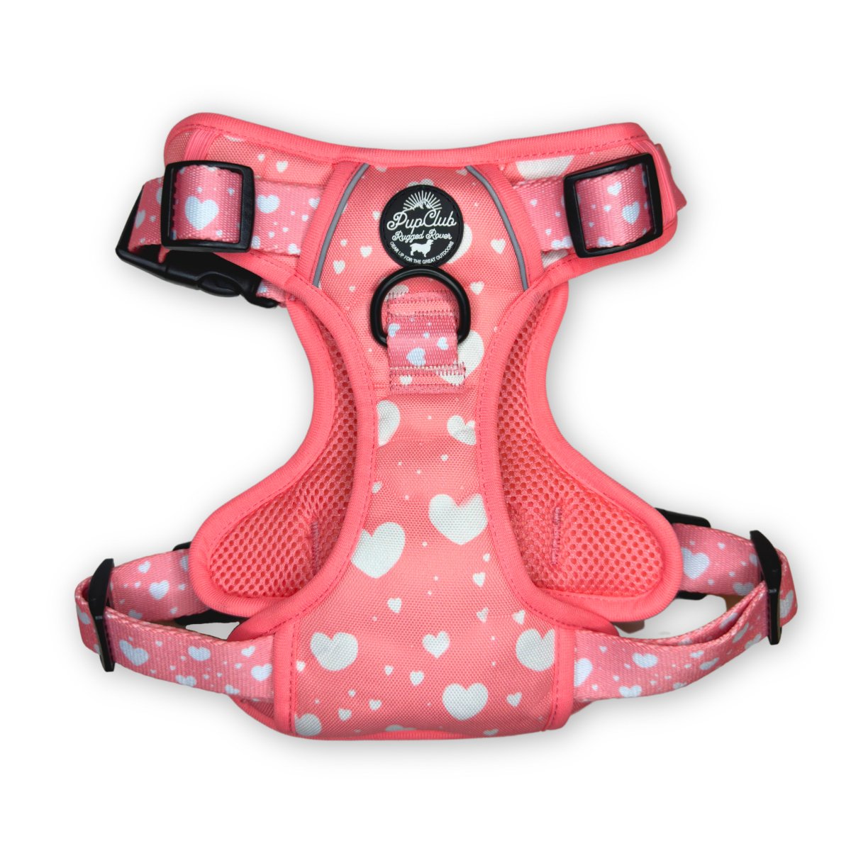 Rugged Rover Harness Peachy Hearts