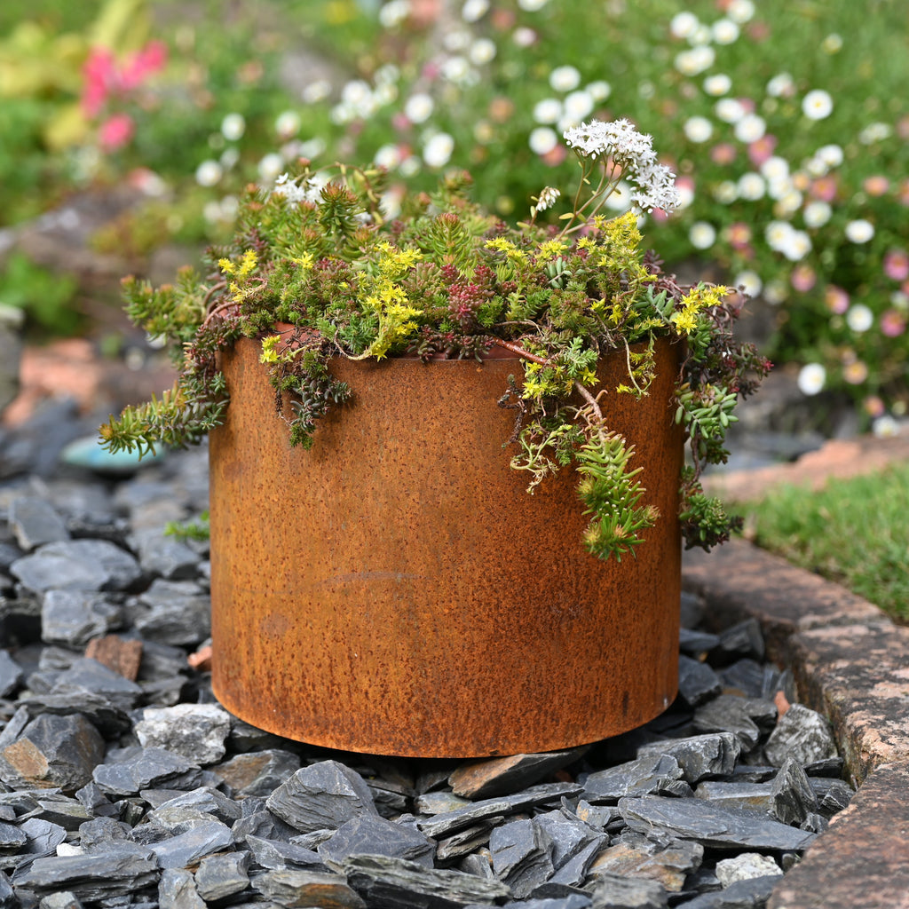 Rusty Plant Pots - Garden Planters