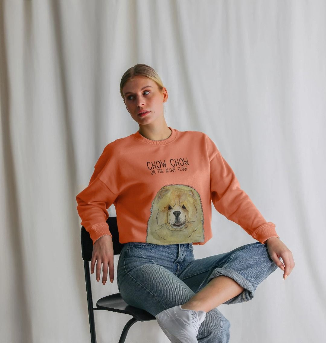 Big Chow Energy Oversized Sweatshirt in Fawn
