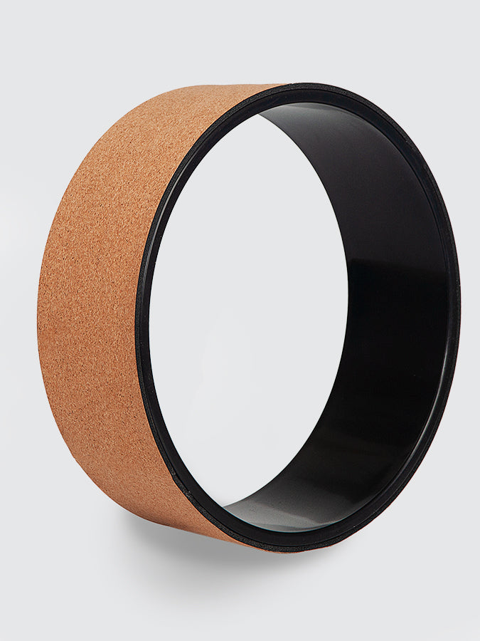 Natural Cork Yoga Wheel for Stretching and Core Strength