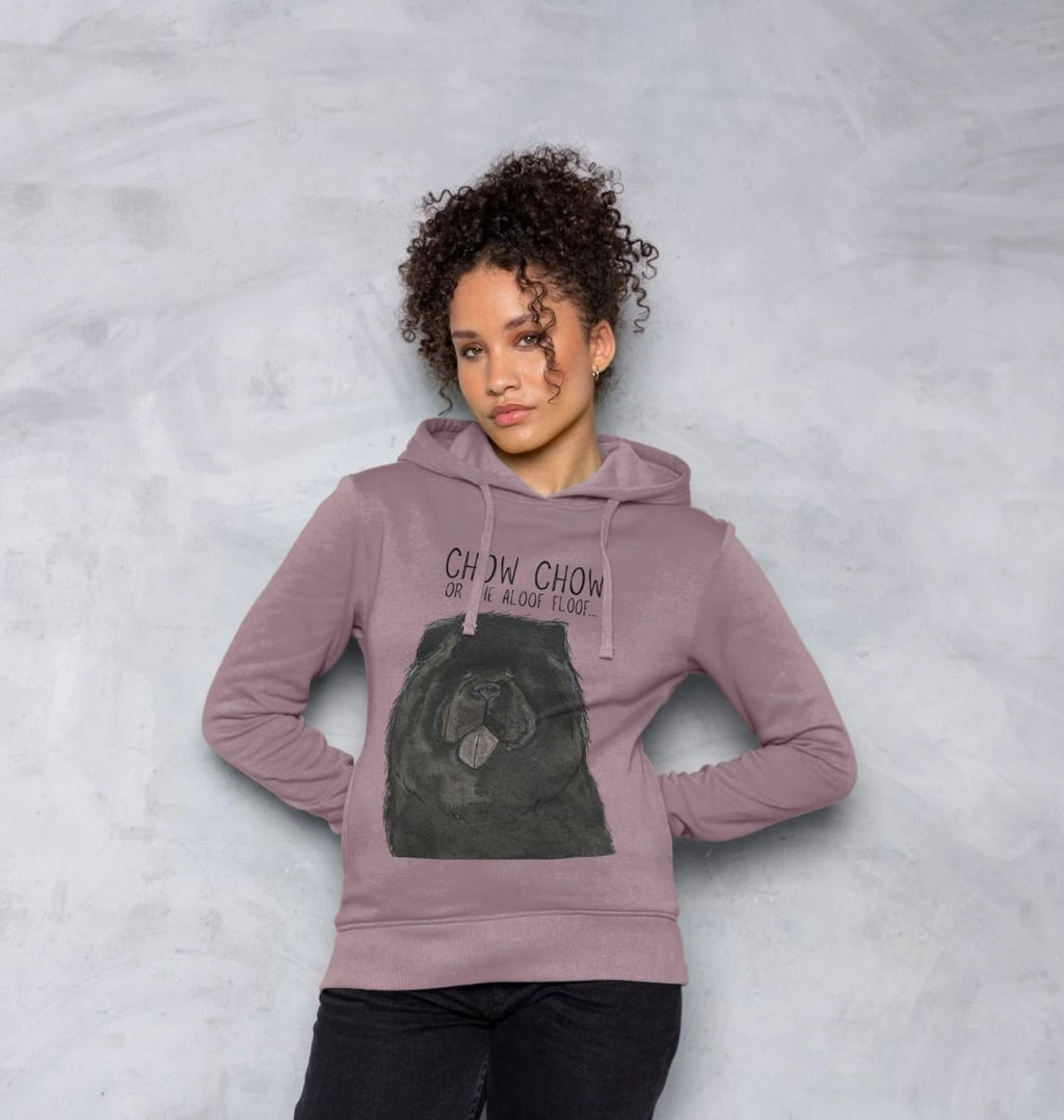 Black Chow Chow Women's Hoodie
