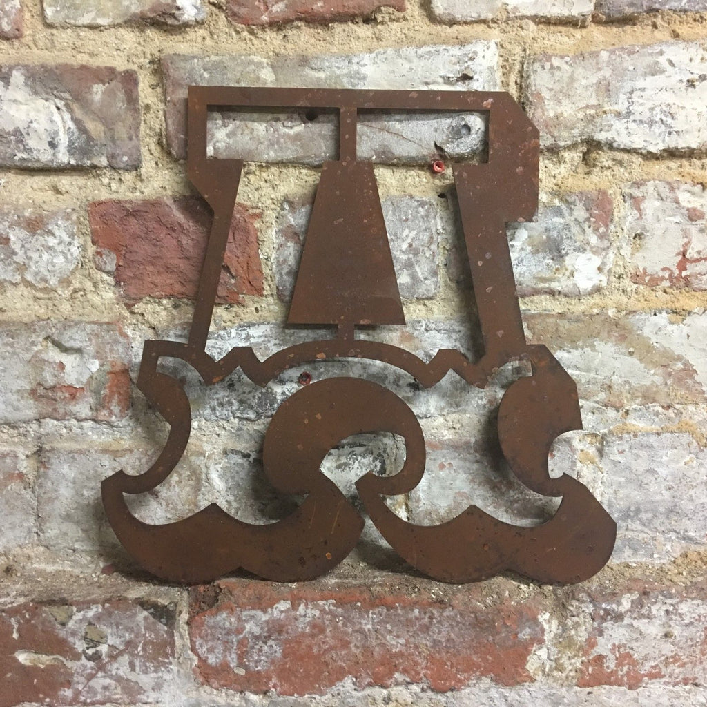 Rusty 12 Inch Carnival Metal Letters A to Z