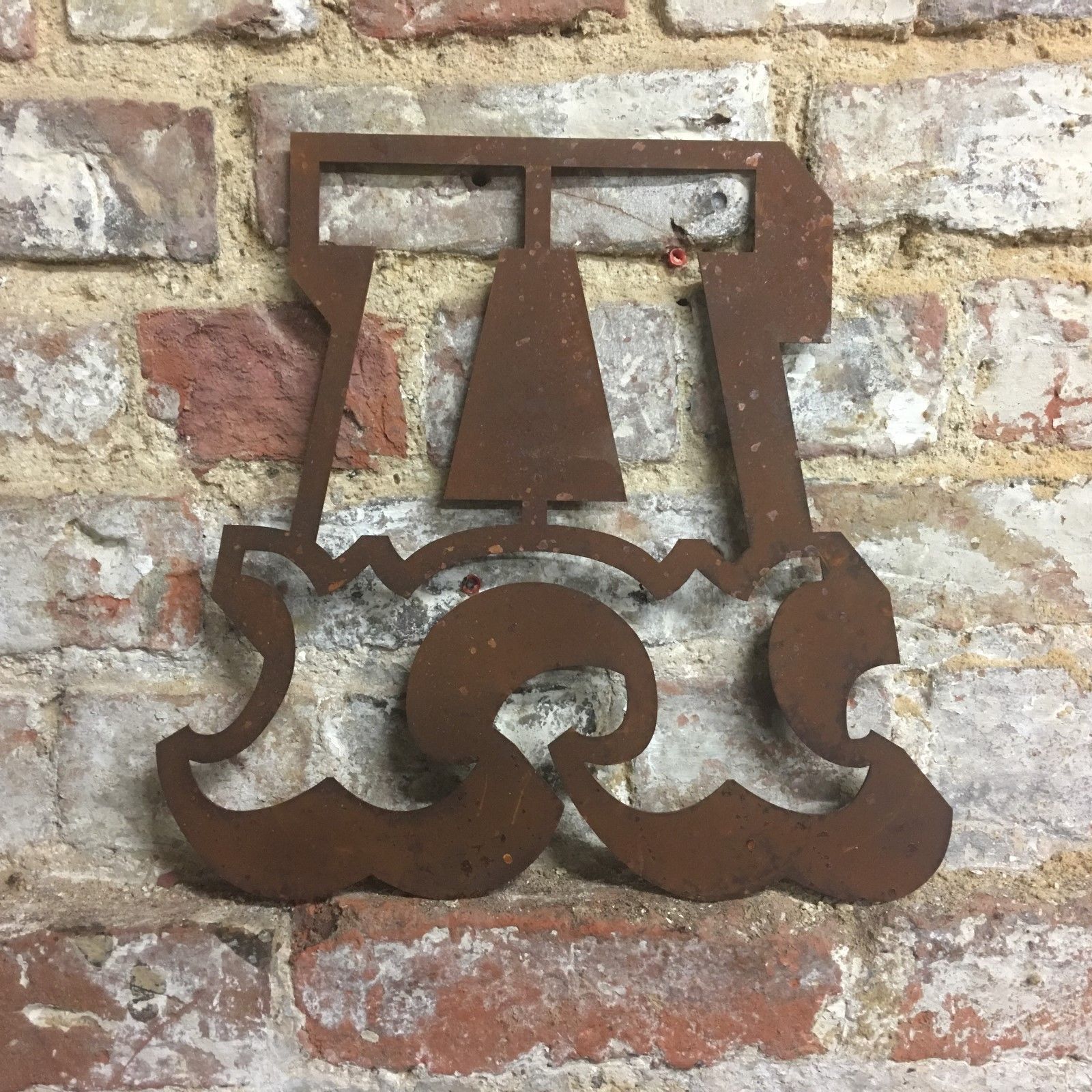 Rusty 12 Inch Carnival Metal Letters A to Z