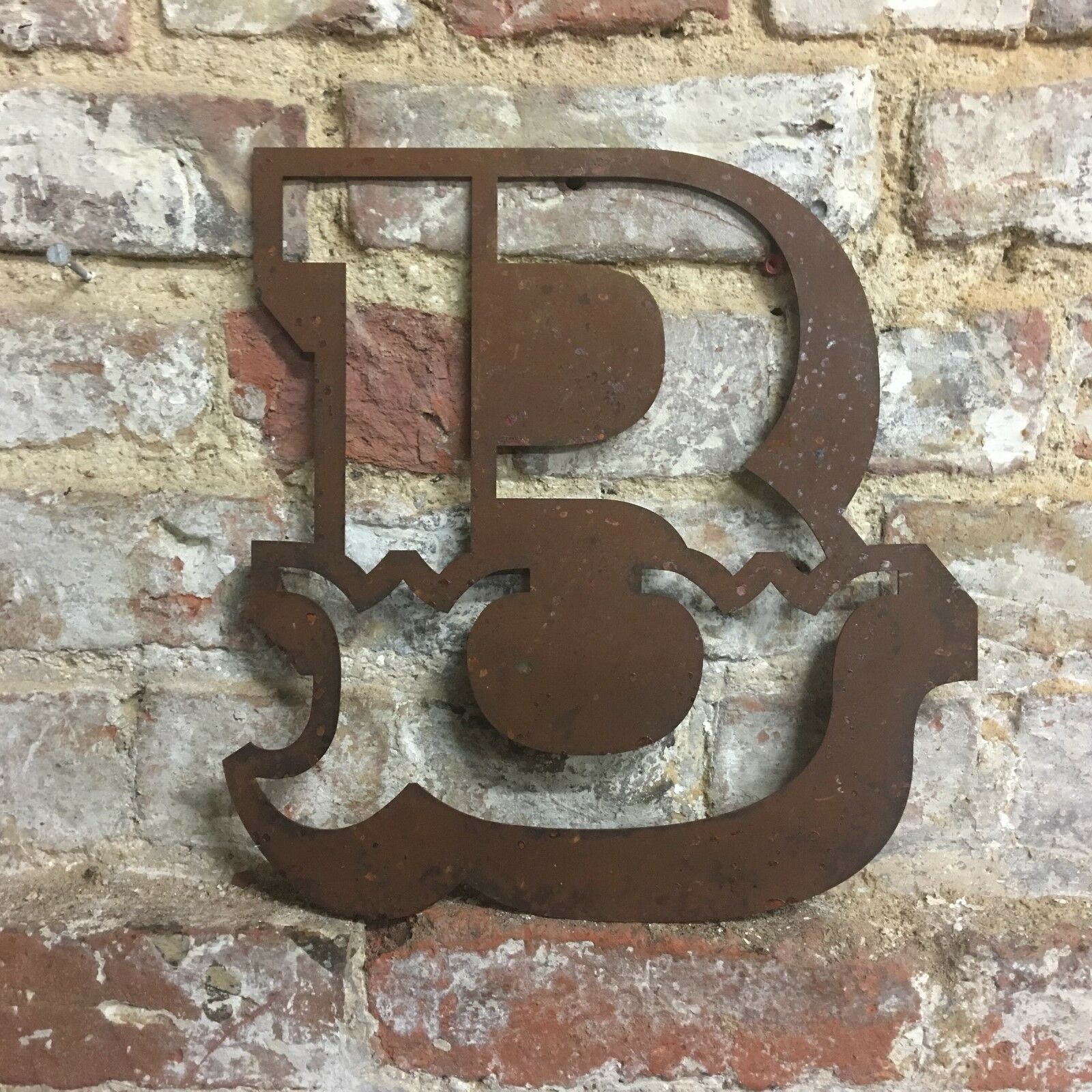 Rusty 12 Inch Carnival Metal Letters A to Z
