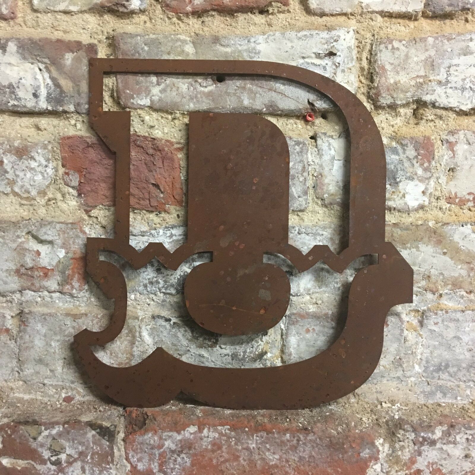 Rusty 12 Inch Carnival Metal Letters A to Z