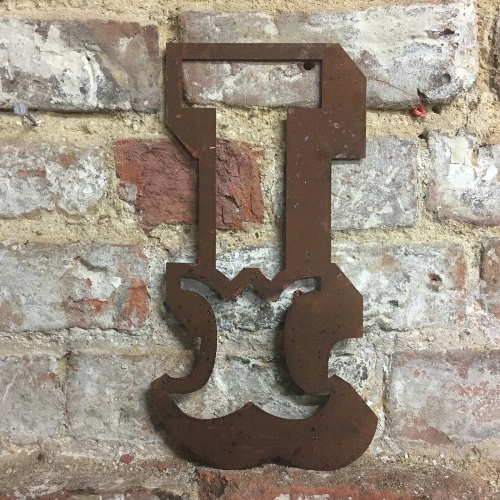 Rusty 12 Inch Carnival Metal Letters A to Z
