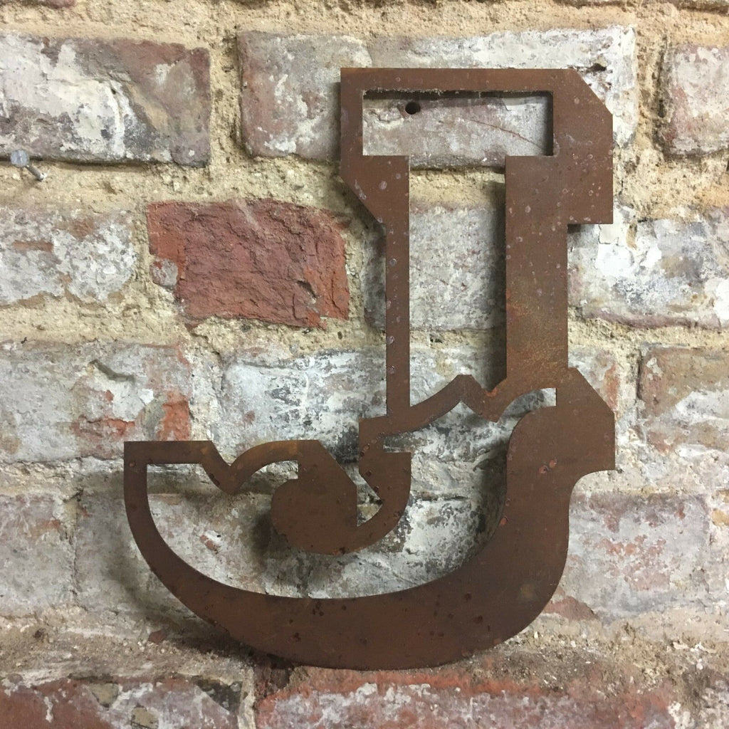 Rusty 12 Inch Carnival Metal Letters A to Z
