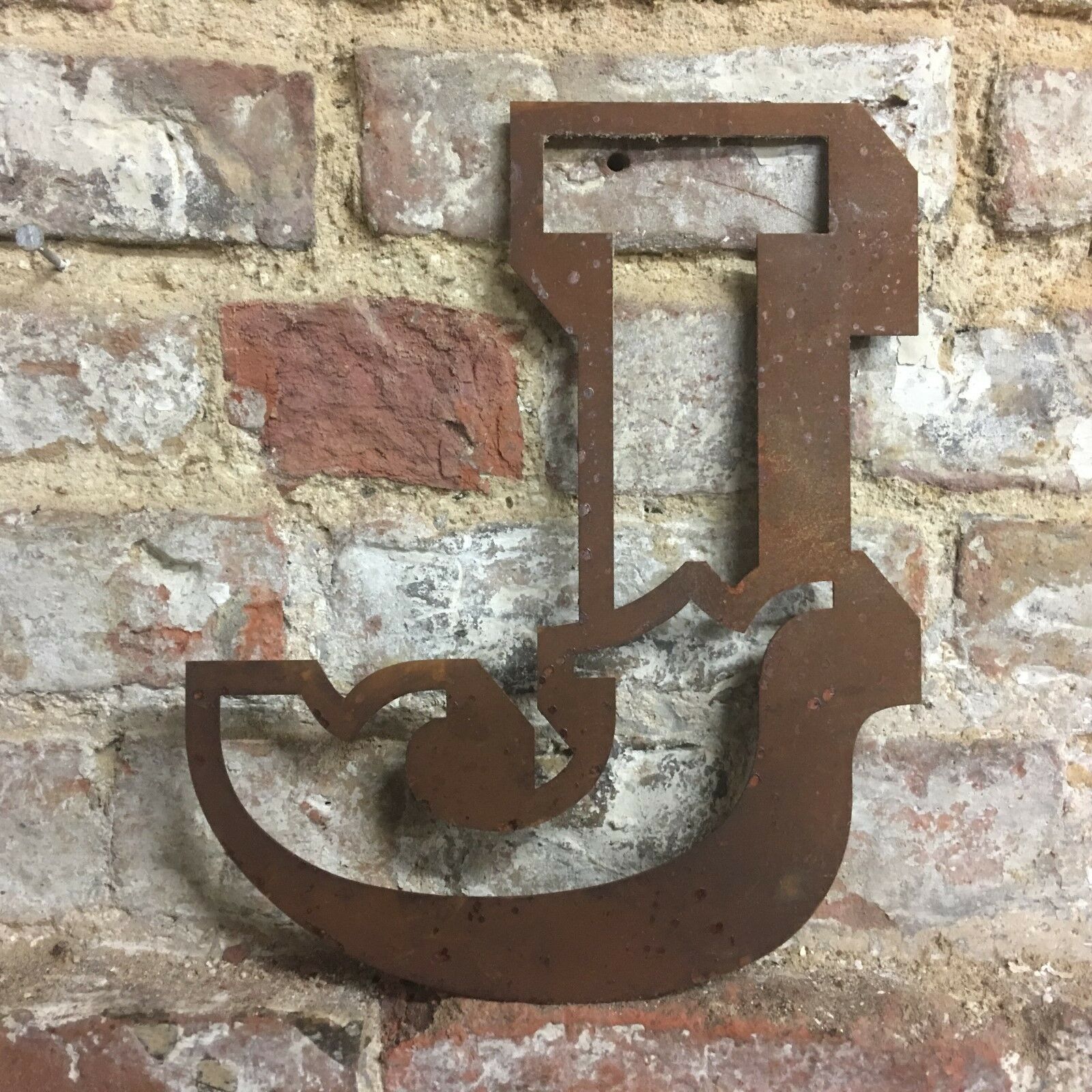 Rusty 12 Inch Carnival Metal Letters A to Z