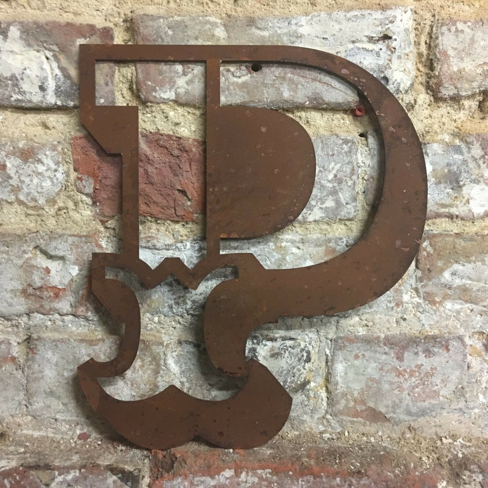 Rusty 12 Inch Carnival Metal Letters A to Z