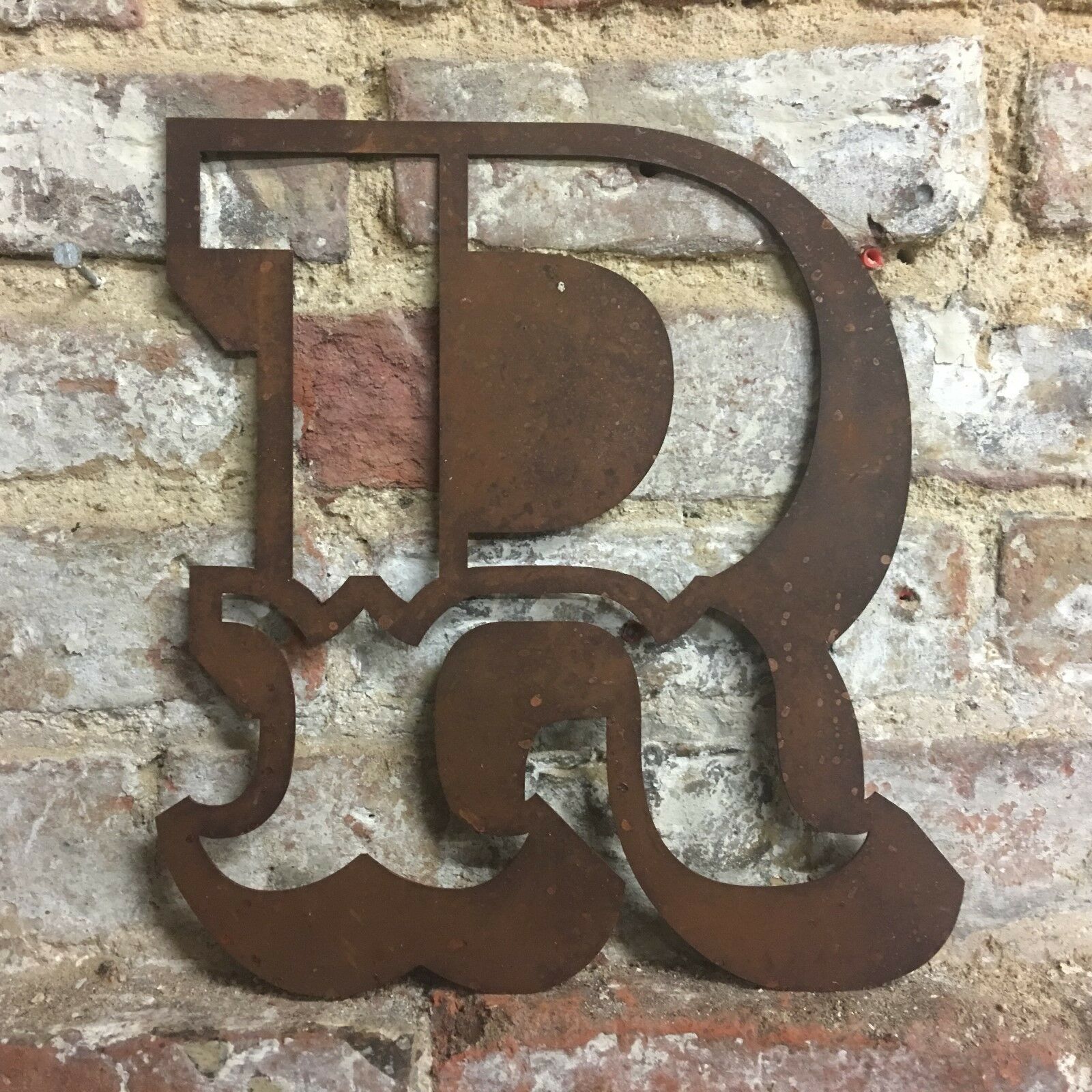 Rusty 12 Inch Carnival Metal Letters A to Z