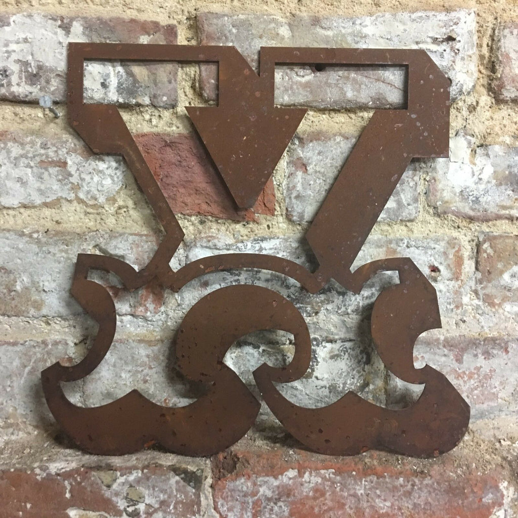 Rusty 12 Inch Carnival Metal Letters A to Z