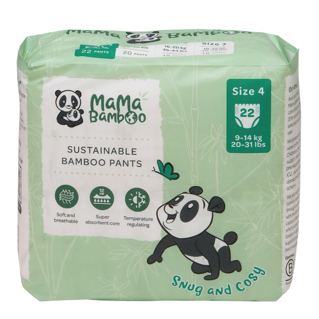 Sustainable Bamboo Pull-Up Nappy Pants