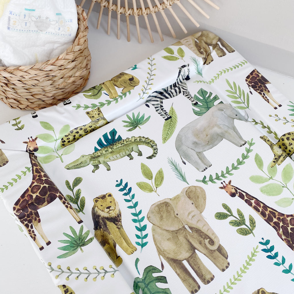 Standard Changing Mat - Safari Animals Print