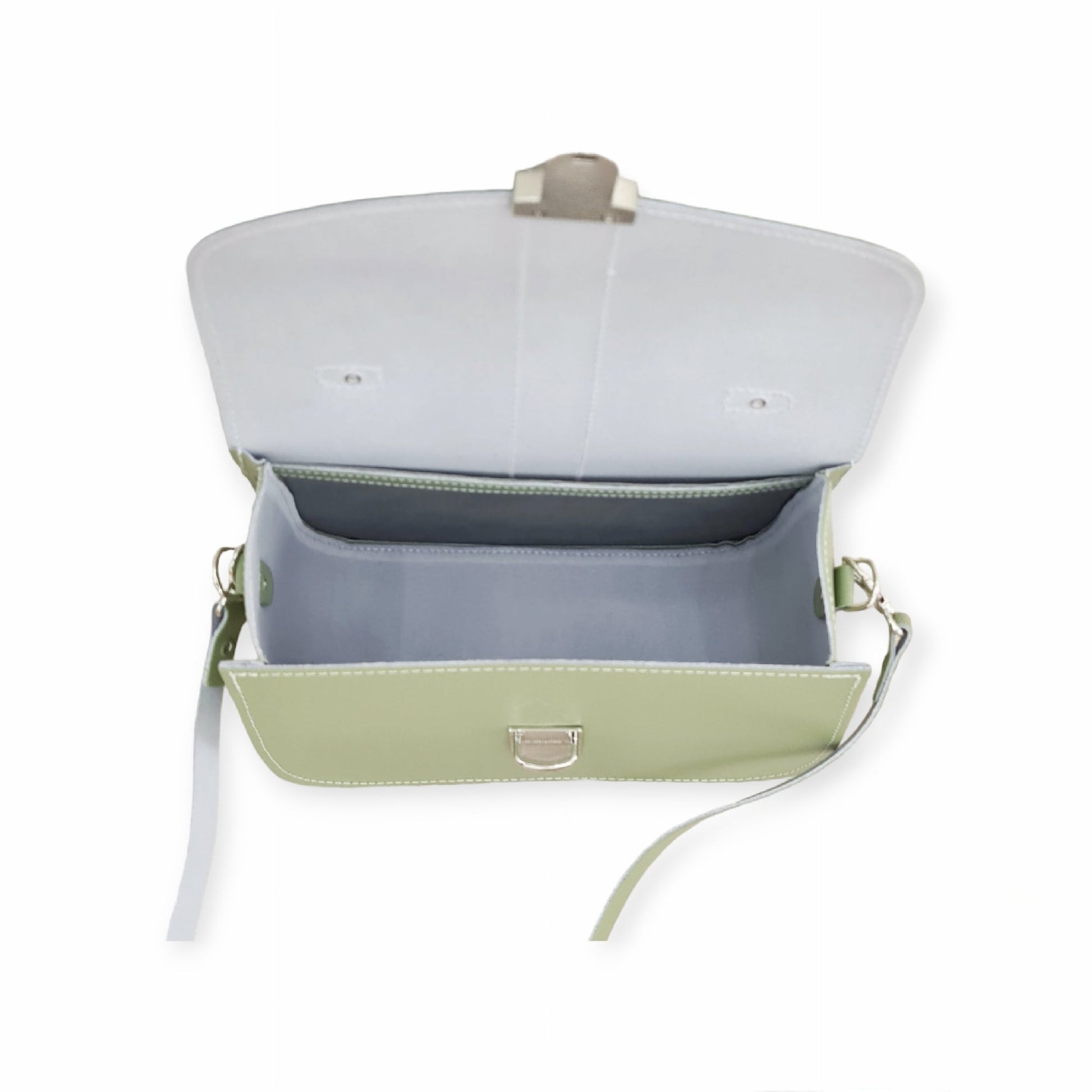 Handmade Leather Bag in Sage Green- Pre-order Jan 2026 Delivery