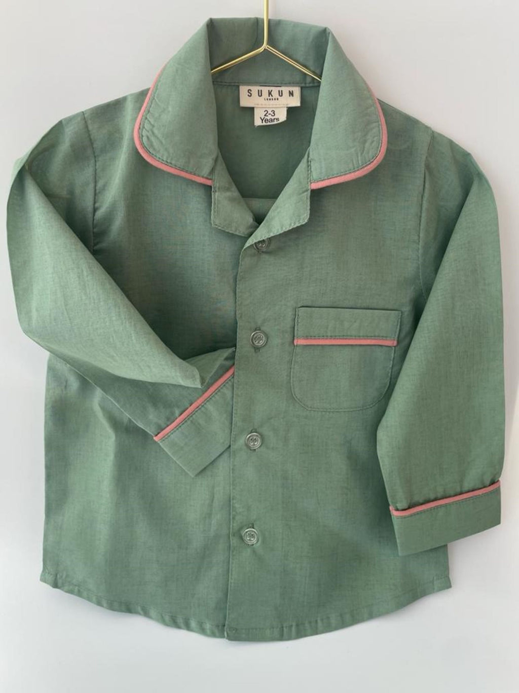 Mint Cotton Lawn Pyjama Set