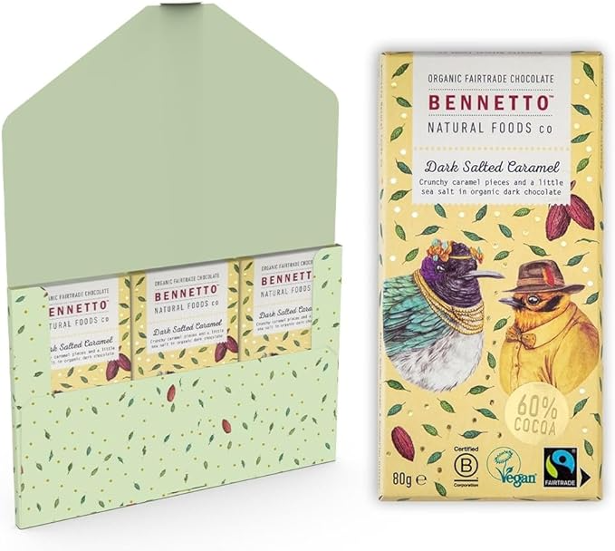 Dark Salted Caramel Chocolate Bar