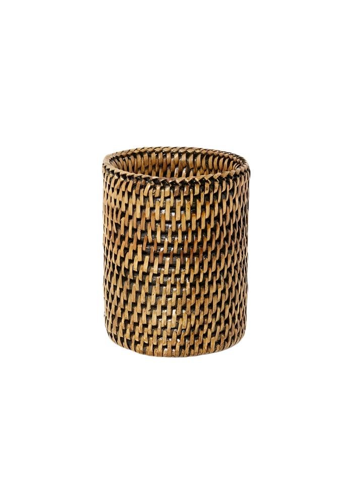 Savannah Pen Pot / Bottle Holder - Brown
