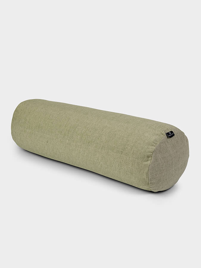 Organic Buckwheat Two Toned Meditation Bolster Cushion