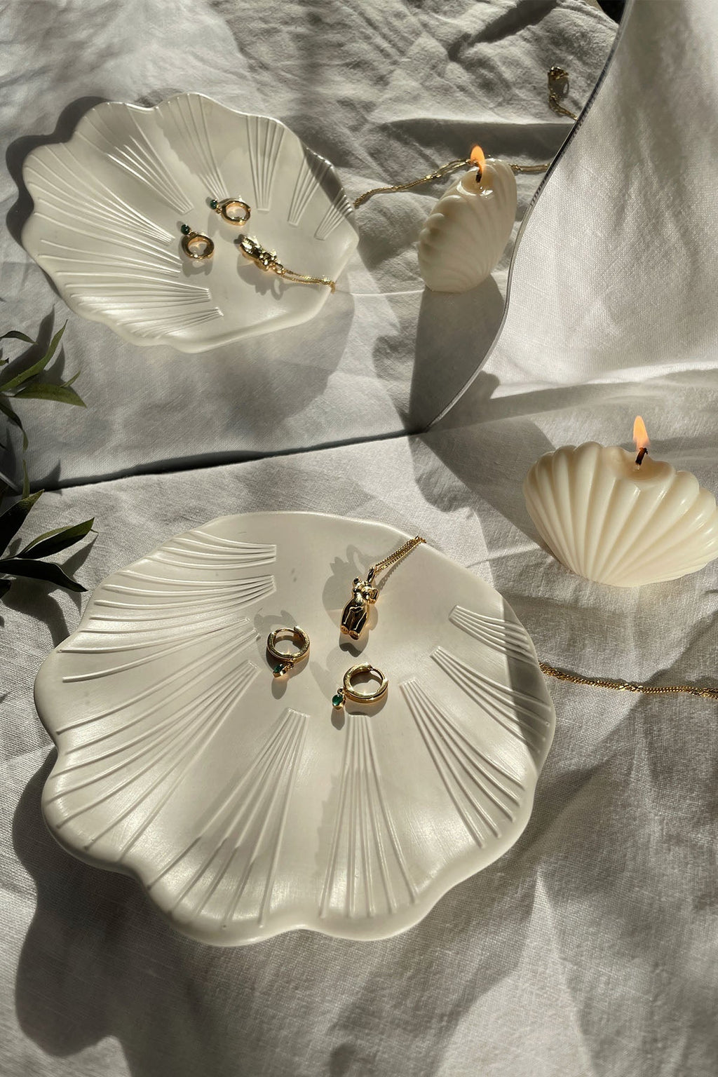 Large Scallop Shell Trinket Dish