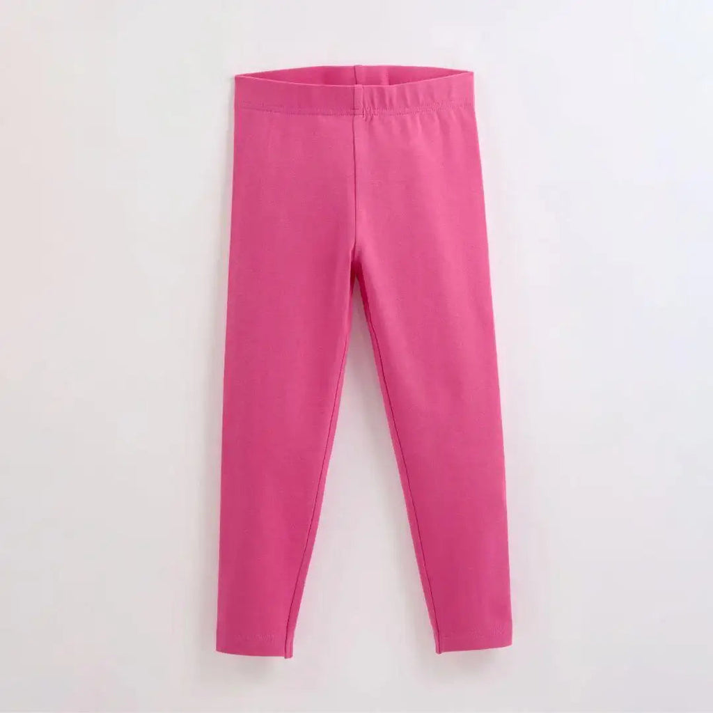 Organic Leggings in Bubblegum Pink