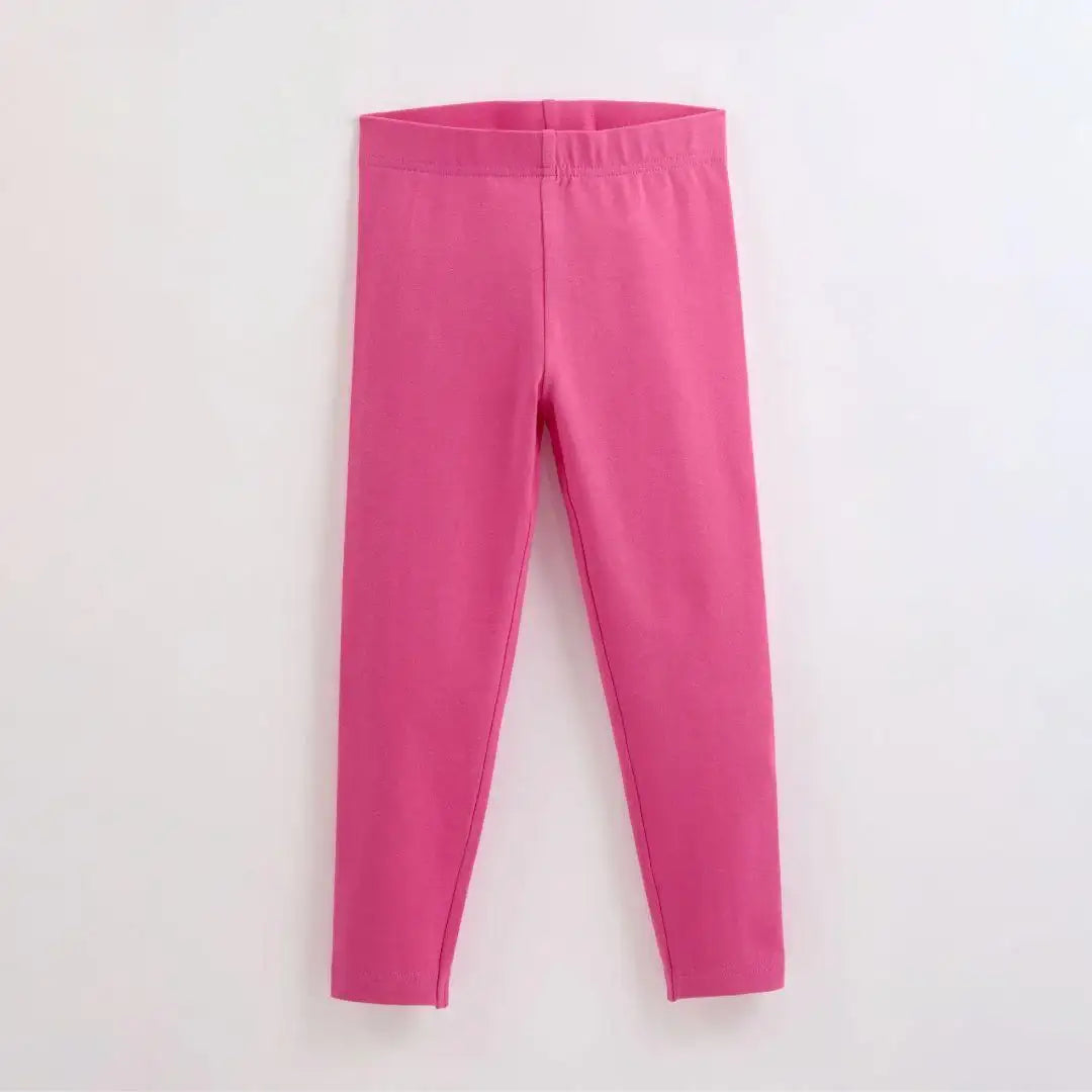 Organic Leggings in Bubblegum Pink