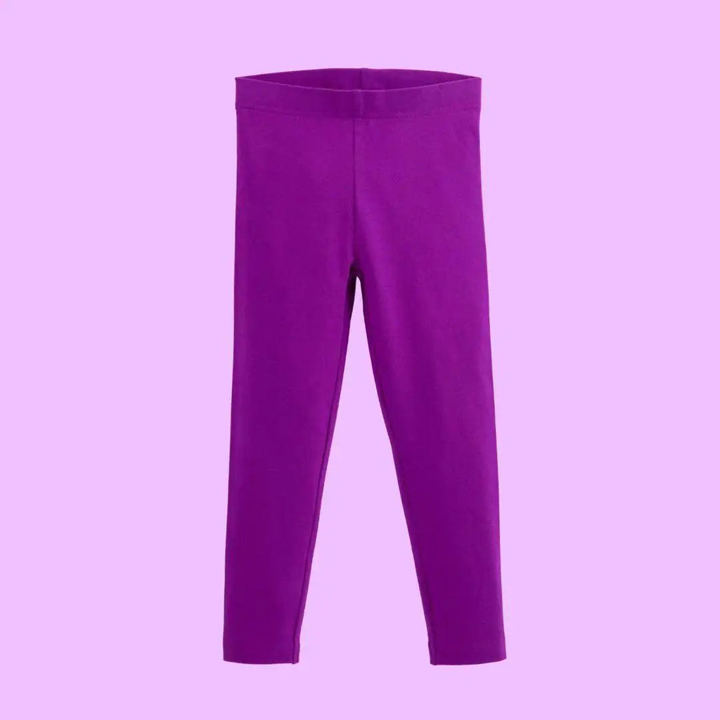 Organic Leggings in Perfectly Purple