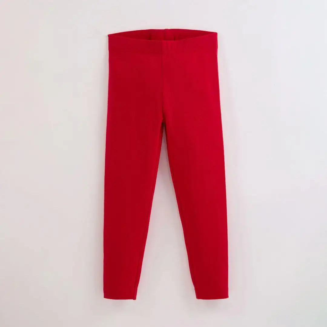Organic Leggings in Roaring Red