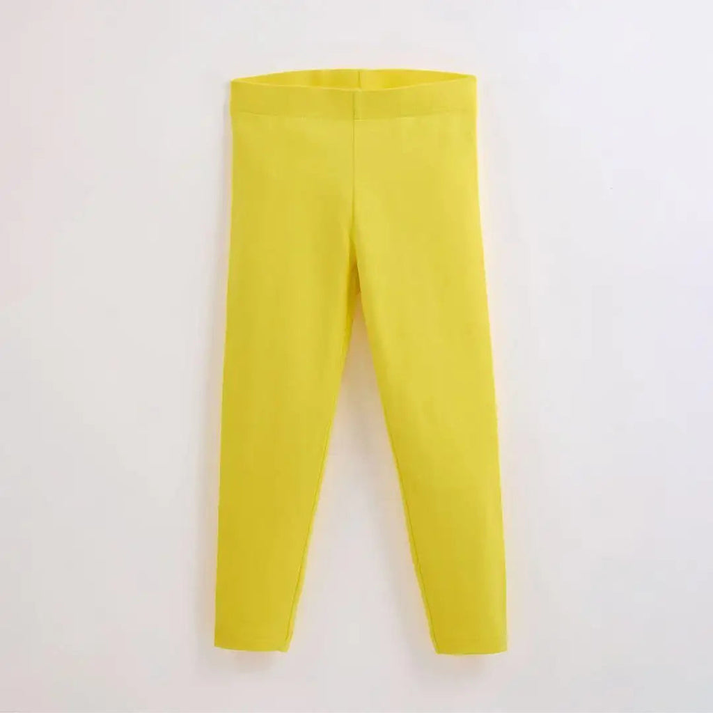Organic Leggings in Sunshine Yellow
