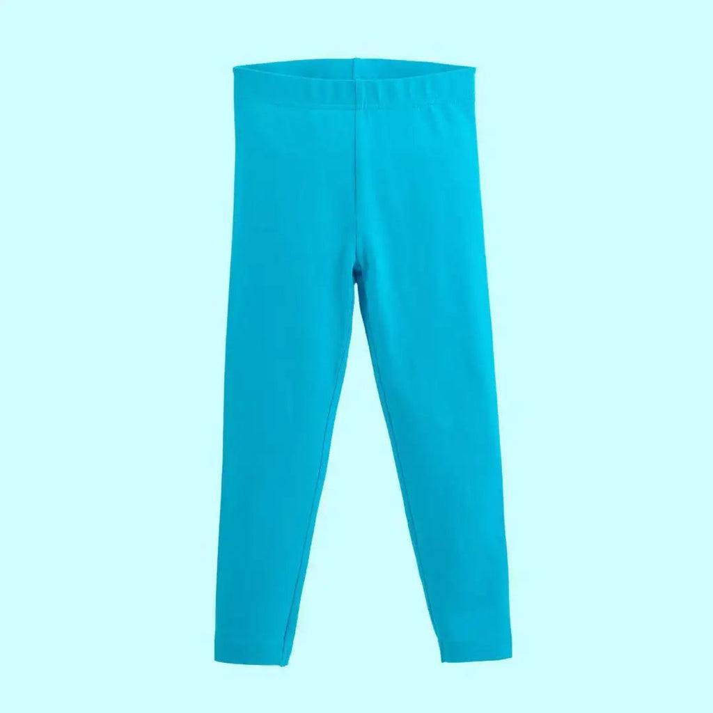 Organic Leggings in Tempting Turquoise